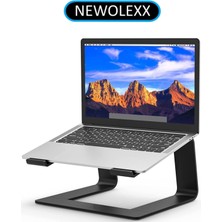 Newolexx Tüm Modellere Uyumlu Laptop Standı Notebook Soğutucu Yükseltici Sehpa-Metal-(10,18.4inç)