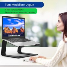 Newolexx Tüm Modellere Uyumlu Laptop Standı Notebook Soğutucu Yükseltici Sehpa-Metal-(10,18.4inç)