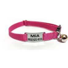 Ayz Markalama Güvenlik Kilitli Isimli Kedi Tasması, Sallanmayan Isimlik, Kedi Künyesi, Kedi Isimlik, Safety Click Tasma,köpek Tasması,köpek Isimlik