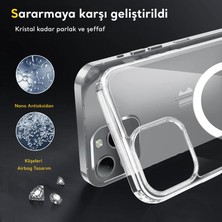 Kip GSM iphone 13 Mini Magsafe Kablosuz Şarj Uyumlu Köşe Korumalı Şeffaf Kılıf + Kamera Koruyucu + Ekran Koruyucu 3'lü Tam Koruma Paket