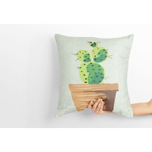 Firuz Ev Tekstil Tek Taraflı Dijital Baskılı Kırlent Kılıfı 4'Lü Set -20