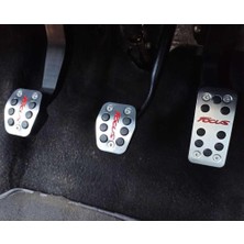 Oled Garaj Ford Focus İçin Uyumlu Pedal Seti Kırmızı Yazılı MT 2010-2019