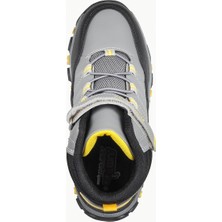 Jump 27788 Gri Neon Sarı Çocuk Günlük Kalın Taban Sneaker Spor Bot Ayakkabı