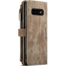 Caseme Galaxy S10+ İçin Tpu Telefon Kılıfı - Kahverengi (Yurt Dışından)