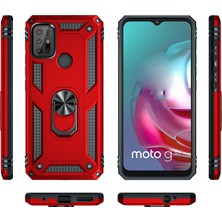 Wansheng Moto G30 / G10 İçin Tpu Telefon Kılıfı - Kırmızı (Yurt Dışından)