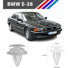 Moda Bmw E38 Kapı Döşeme Klipsi 51411973500  25 Adet