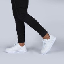 Jump 22233 B Beyaz Erkek Spor Ayakkabı Hafif ve Esnek Poliüretan Taban ile Günlük Kullanım İçin