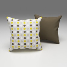 Tedz Collection Paredora Haki Puantiyeler Kırlent Kılıfı