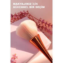 Mujgan Rose Gold Bombeyli Allık Fırçası