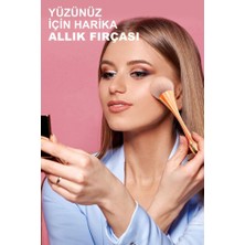 Mujgan Rose Gold Bombeyli Allık Fırçası