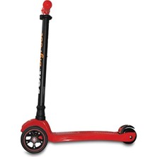 Voit 218C Işıklı Geniş 3 Teker Scooter-Kırmızı