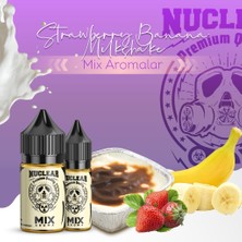 Nuclear Kimya Mix Aroma Çilek Muz Milkshake Gıda Aroması 10 ml