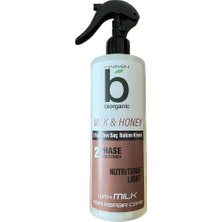 Biorganic Milk & Honey 2 Phase Repairing Protective Leave In Light Spray Conditioner 400ML