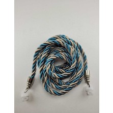 Halis Ticaret Kruvaze Perde Tül Fon Toplama Aparatı Halat Kordon Braçol 300CM Metal Uçlu 1 Adet Demirkordon