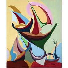 Biggdesign Yön 80X100 Yağlı Boya Tablo