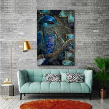 SML Tablo Renkli Sinek Kuşu Soyut Sanat Dekor Hayvan Zarafet Kanvas Tablo