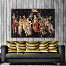 SML Tablo Sandro Botticelli İtalyan Rönesansı Kadınlar Tül Melek Kanvas Tablo