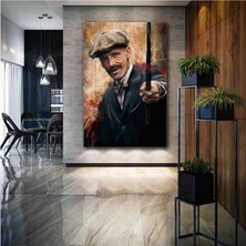 SML Tablo Peaky Blinders Yağlı Boya Efekt Mafya 2 Kanvas Tablo