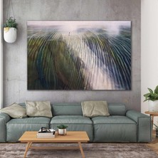 SML Tablo Soyut Doğa Manzara Tarla Dekoratif Kanvas Tablo