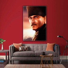 SML Tablo Mustafa Kemal Atatürk Portre İmza Kanvas Tablo
