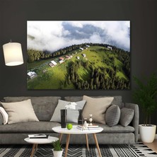 SML Tablo Pokut Yaylası Rize Manzara Doğa Yeşil Türkiye Kanvas Tablo