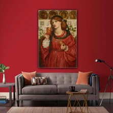 SML Tablo Dante Gabriel Rossetti The Loving Cup Sevgi Dolu Kupa Aşk Kadın Kanvas Tablo