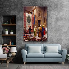 SML Tablo Osmanlı Halı Tüccarı Jean Leon Gerome Kanvas Tablo