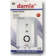 Damla Titanium Elektrikli Şofben - Ani Su Isıtıcı Şohben - Banyo Şofbeni 7500W