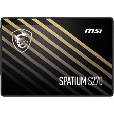 MSI SSD Spatıum S270 Sata 2.5 240GB R500 W400.