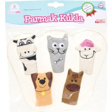 Birlik Toys URT020-001 Babycim Çiftlik Hayvanları Parmak Kukla 5'li -Birlik