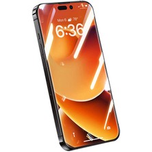 Fibaks iPhone 14 Plus Ekran Koruyucu Kısa Temperli Esnek Nano Bükülebilen Cam 9H Kırılamz Cam Koruma