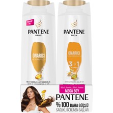 Pantene Pantene pro-V onarıcı Ve Koruyucu 600 Ml Şampuan + 350 Ml 3’Ü 1 Arada Şampuan