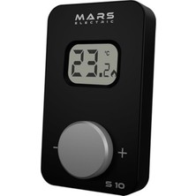 Mars S10 Kablosuz Oda Termostatı Siyah