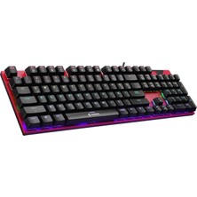 Everest Kb-Mk7 Kırmızı USB Bilek Destekli Mekanik Klavye Q Red Switch Gaming Oyuncu Klavyesi