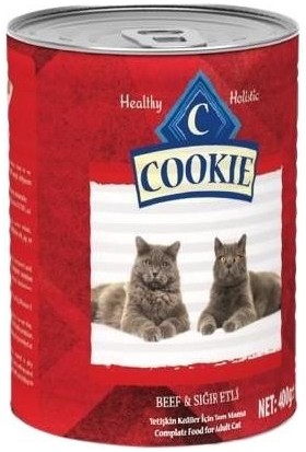 Cookie Sığır Etli Pate Yetişkin Kedi Konservesi 400 gr