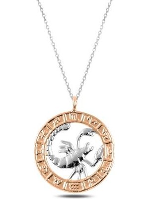 Himarry ​925 Ayar Gümüş Rose Akrep Burcu Kadın Gümüş Kolye