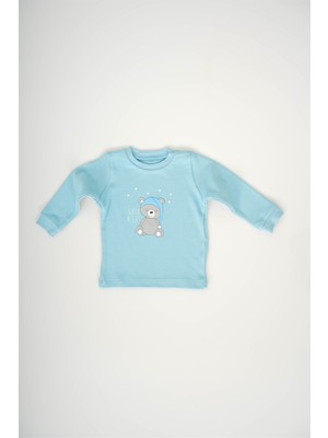 Miniko Kids Erkek Bebek Desenli Pamuk Pijama Takımı