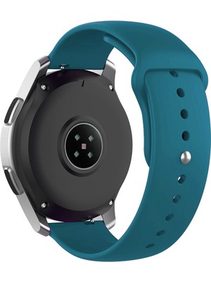 NovStrap Samsung Galaxy Watch 7 Fe 4 5 Pro 6 Classic 40 42 43 44 45 46 47 Mm Uyumlu Kordon (20 Mm) Silikon Kordon Kayış