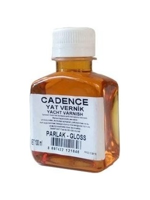 Cadence Parlak Yat Vernik 100 ml Esnek ve Neme Dayanıklı Koruyucu Vernik