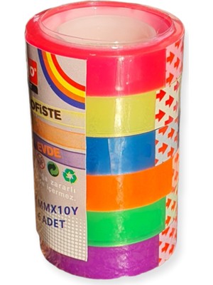 Cmk 11MMX10Y Gökkuşağı Bant Seti Neon 6'lı Paket