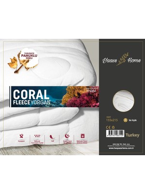 Yaase Home Coral Fleece Yorgan ( Tek Kişilik )