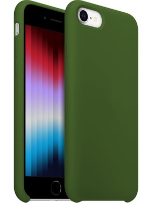 Buff iPhone Se/8/7 Rubber Fit Kılıf Military Green