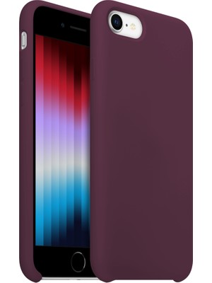 Buff iPhone Se/8/7 Rubber Fit Kılıf Plum
