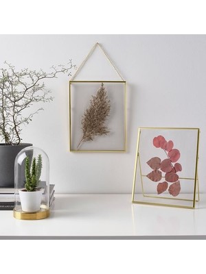 IKEA Asılır Modern Çerçeve Gold 20 x 25 cm Çelik, Nikel Kaplama