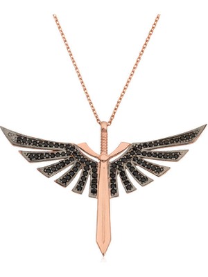 Himarry 925 Ayar Gümüş Mikailin Kılıcı Kadın Gümüş Kolye