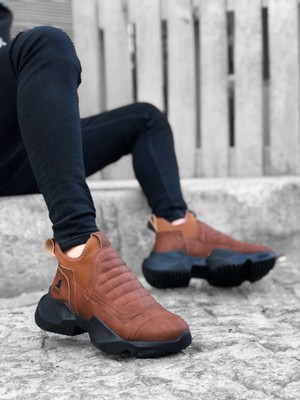 BOA ER0401 Bağcıksız Rahat Yüksek Taban Taba Erkek Spor Yarım Bilek Bot
