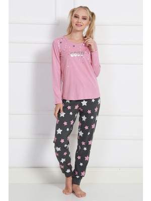 Vienetta Kadın Pijama Takım 9030322785 Pembe