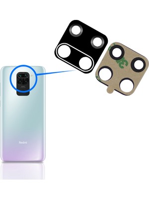 Flagen Xiaomi Redmi Note 9 Pro Arka Kamera Camı Lens