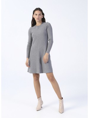 Vero Moda Siyah Kadin Elbise Vmnancy Ls Knit Dress Noos