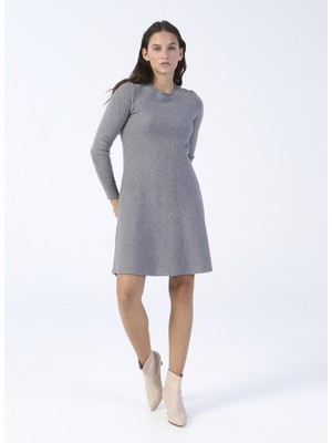 Vero Moda Siyah Kadin Elbise Vmnancy Ls Knit Dress Noos